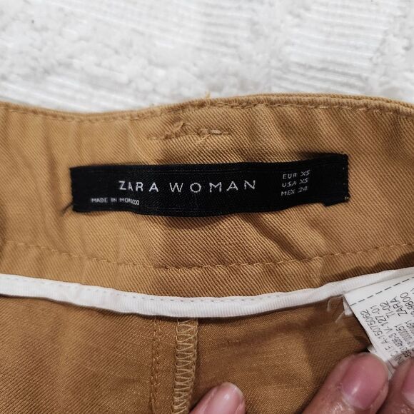 Zara high rise khaki pants - Picture 4 of 7